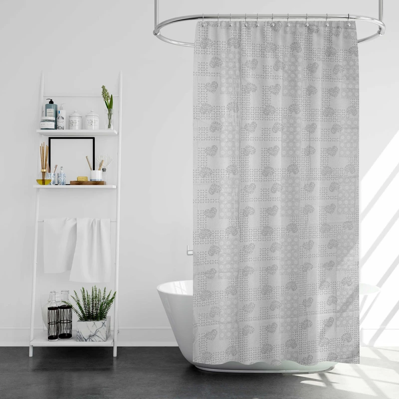 پرده حمام پیسو مدل BZ-44 سایز  170×200 سانتی متر