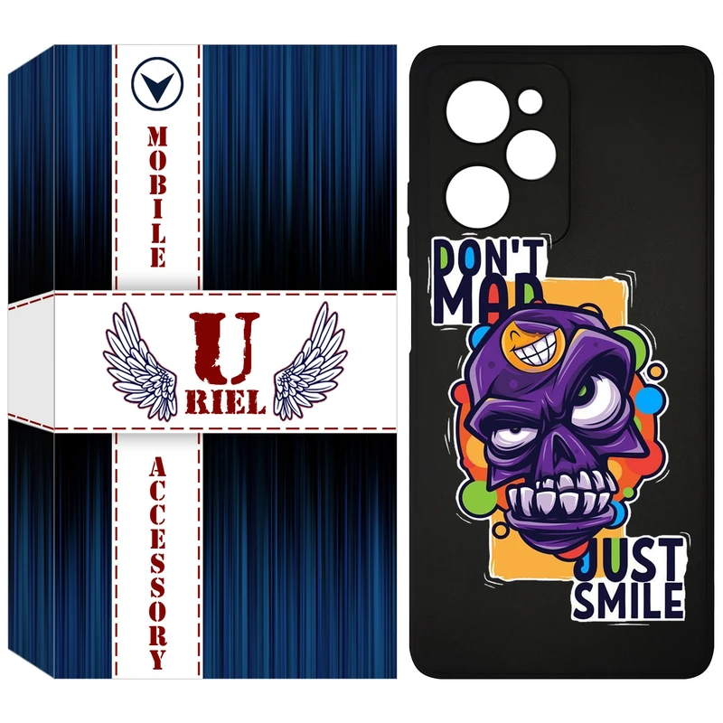 کاور یوریل مدل KSH کد 33 طرح Smile مناسب برای گوشی موبایل شیائومی Poco X5 Pro / Redmi Note 12 Pro 5G