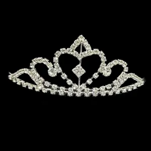 تاج مو دخترانه مدل فلزی طرح قلب