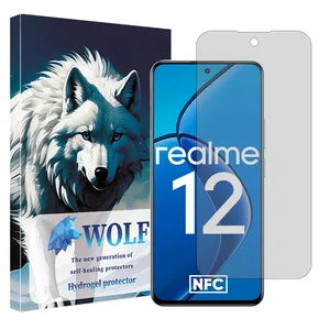 Wolf Tough model transparent screen protector suitable for Realme 12 5G mobile phone 