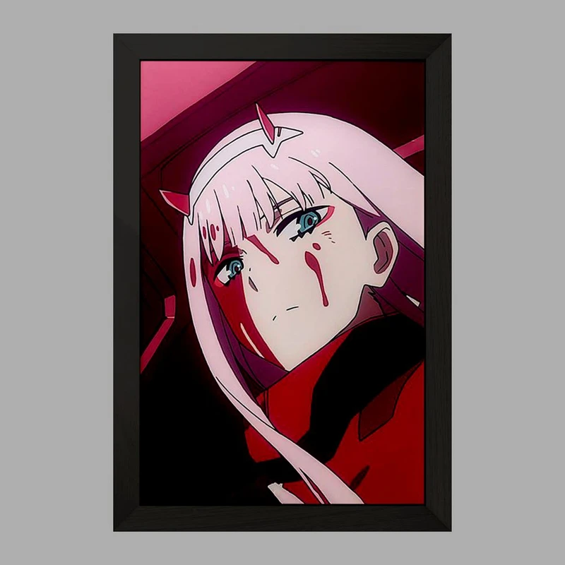 تابلو خندالو مدل زیروتو انیمه دارلینگ در فرنکس  کد 11988