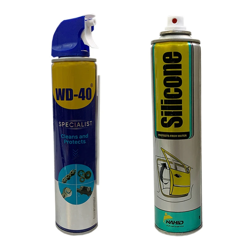 اسپری روان کننده و براق کننده ناهید مدل WD-40 حجم 300 میلی لیتر مجموعه دو عددی