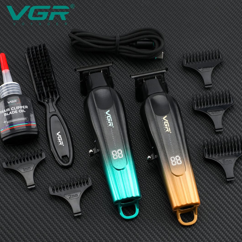 ماشین اصلاح موی سر و صورت شارژی وی جی ار مدل V-935