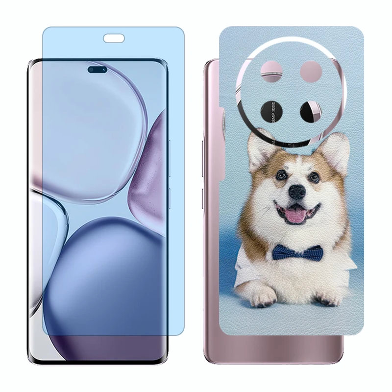 محافظ صفحه نمایش آنتی بلو گلس مدل Together مناسب برای گوشی موبایل آنر X9c به همراه برچسب پوششی