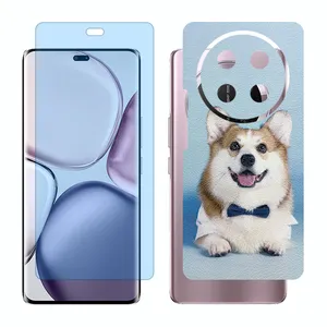 Glass Together model matte anti bluescreen protector suitable for Honor X9c mobile phone with back cover sticker