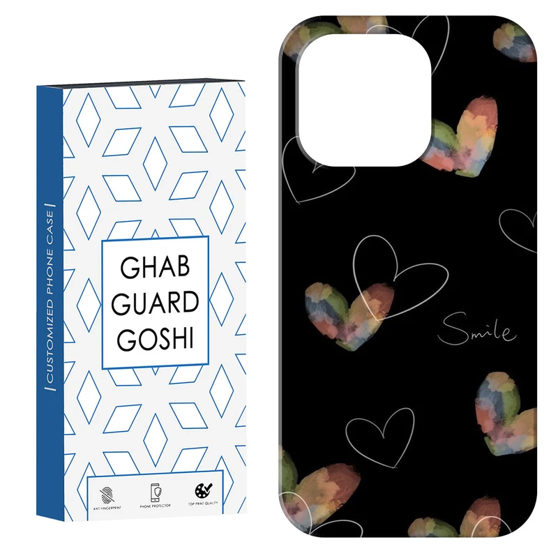 کاور قاب گارد گوشی طرح قلب کد Dimo-262 مناسب برای گوشی موبایل اپل  IPHONE 15 PRO 