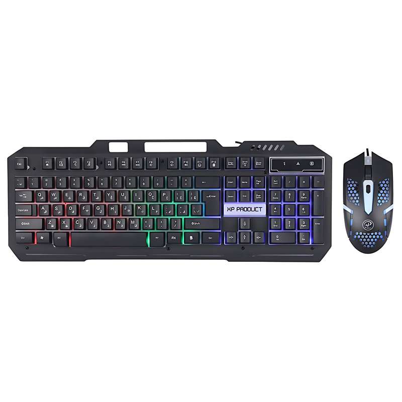 کیبورد و ماوس مخصوص بازی ایکس پی-پروداکت مدل XP-10400K