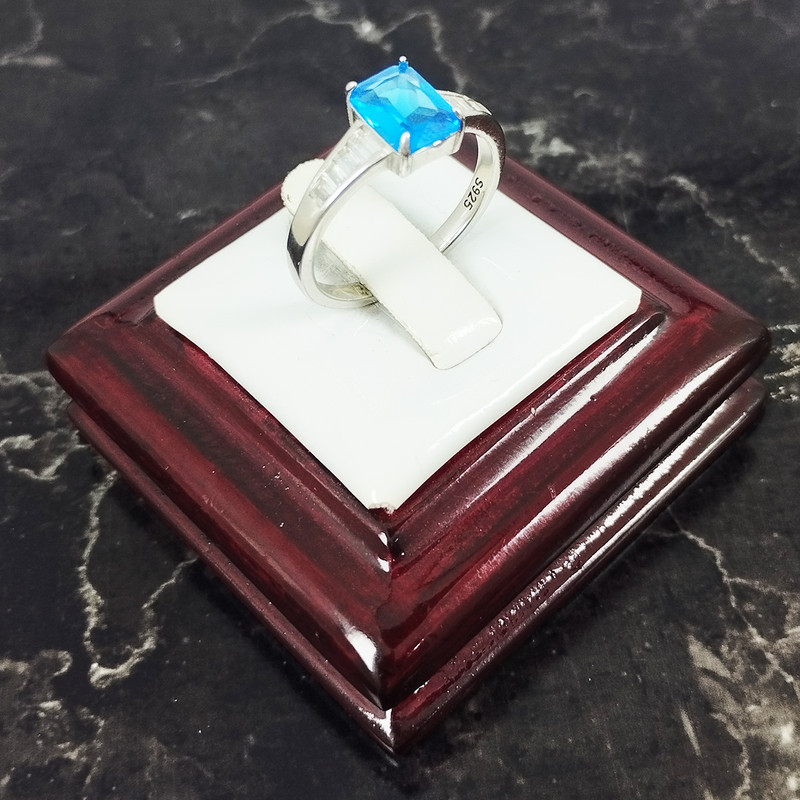 انگشتر نقره زنانه سلین کالا مدل توپاز کد D-8