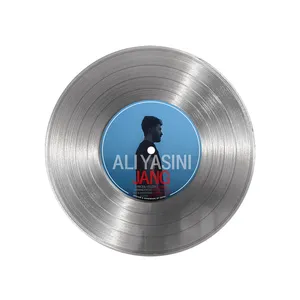 تابلو نیپ آرت طرح دیسک گرامافون مدل 9133 فریم نقره ای