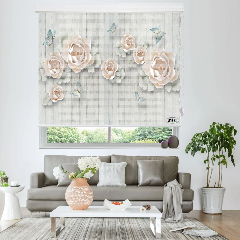 پرده زبرا زیو مدل 3D-1119 سایز 200x150 سانتی متر