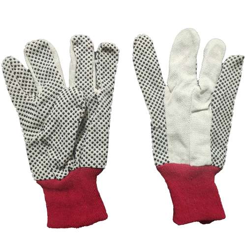 دستکش ایمنی مدل خالدار بسته 6 عددی