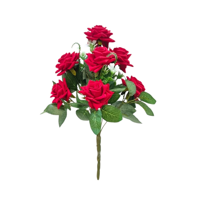 گل مصنوعی مدل بوته رز یونیک