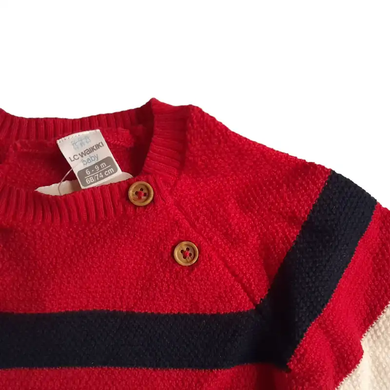 پلیور نوزادی ال سی وایکیکی مدل PLLC-1234