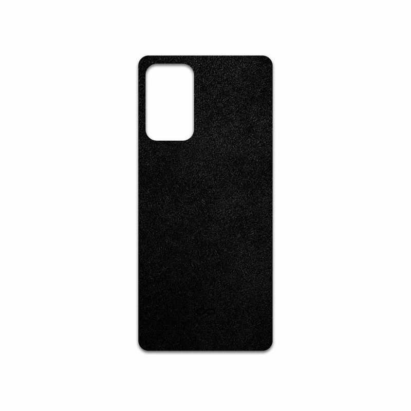 برچسب پوششی ماهوت مدل Black-Chamois-Leather مناسب برای گوشی موبایل سامسونگ Galaxy A72