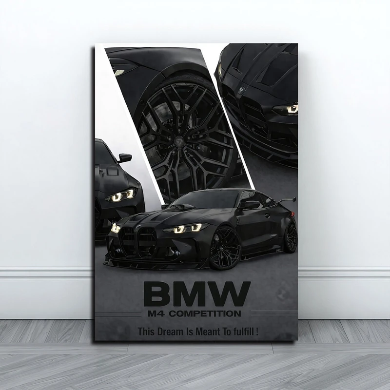 تابلو شاسی بکلیت طرح ماشین BMW M4 مدل SH-S10690