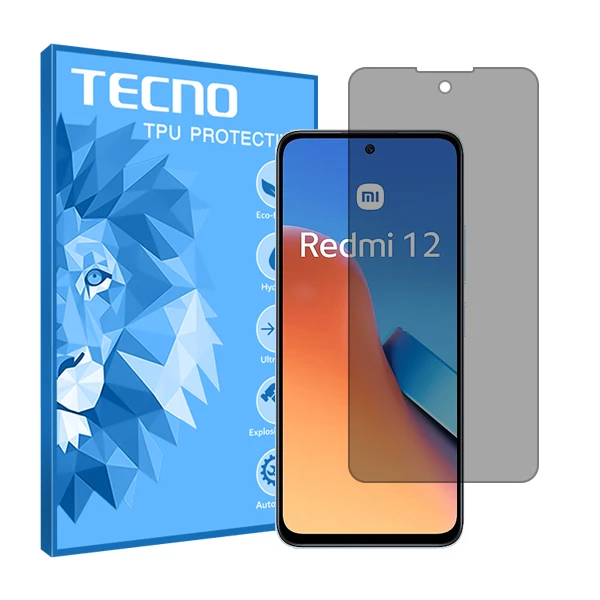 محافظ صفحه نمایش حریم شصی تکنو مدل HyPRV مناسب برای گوشی موبایل شیائومی Redmi 12