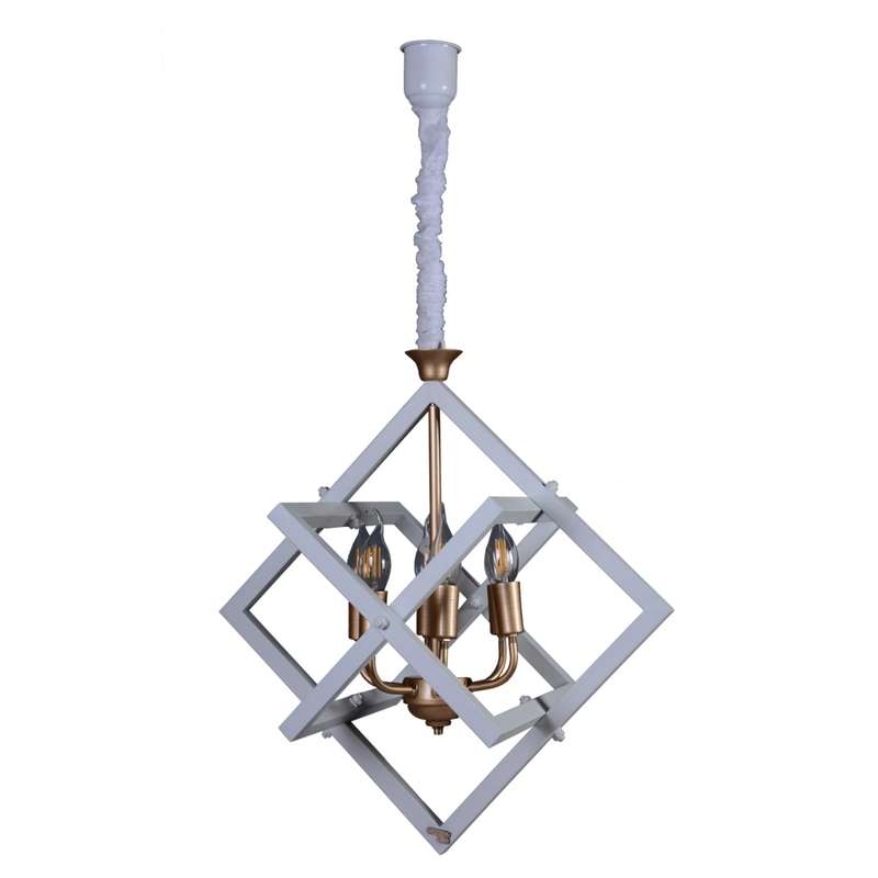 لوستر 6 شعله چوبینسان مدل گوشا کد A 101/6