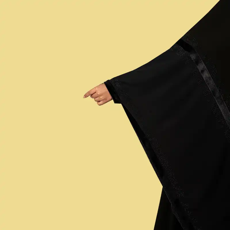 چادر عبایی مدل مخمل لاینی