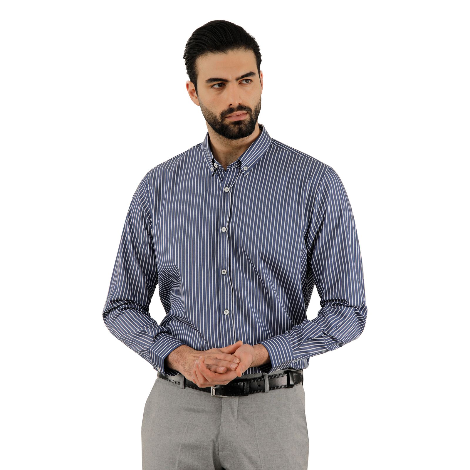 پیراهن آستین بلند مردانه پاتن جامه مدل 402721020225293 -  - 2