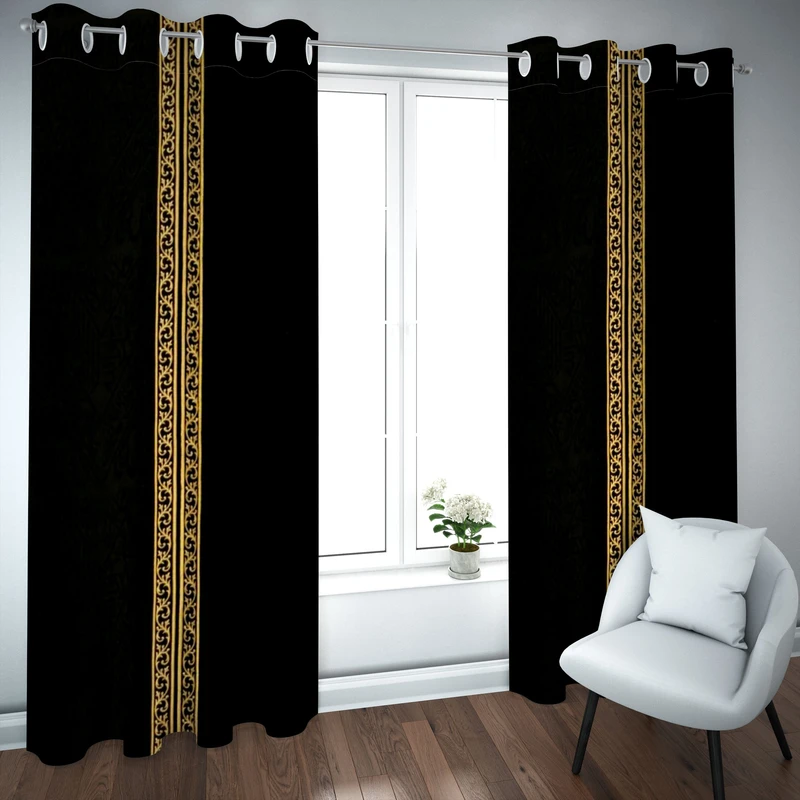 پرده مدل چاپی هازان سایز 300×150 سانتی متر 