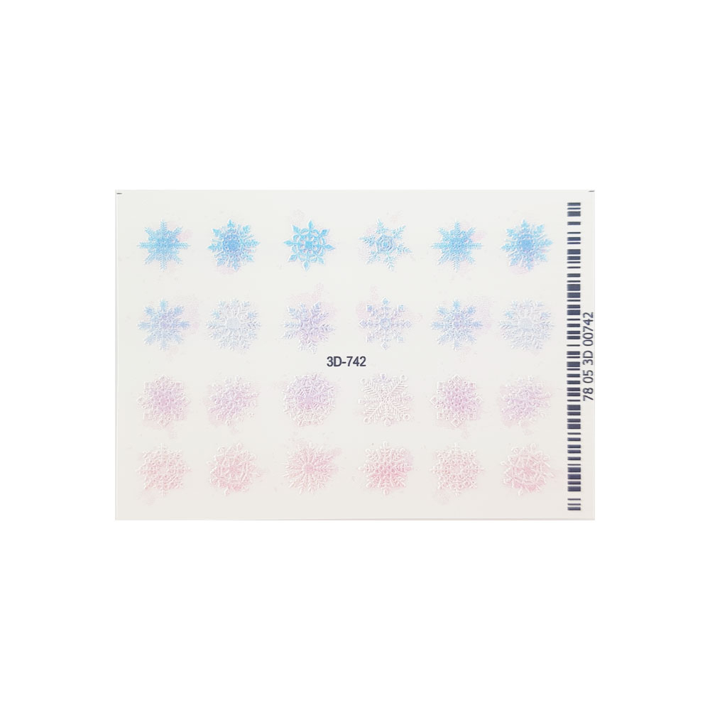 برچسب لنز ناخن مدل 3D-742