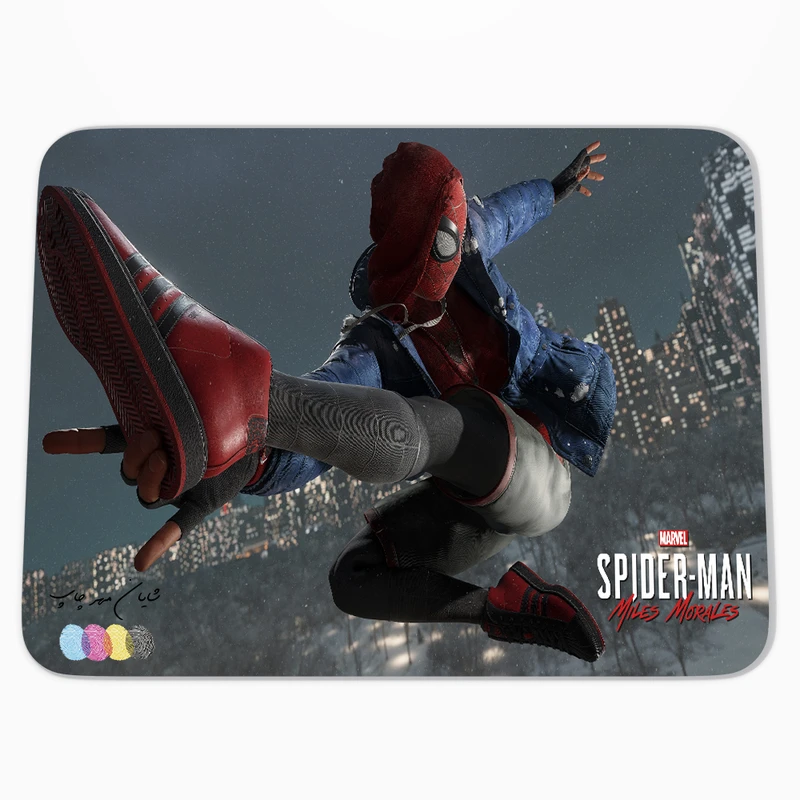 ماوس پد شایان مهر چاپ مدل spider man miles morales 01
