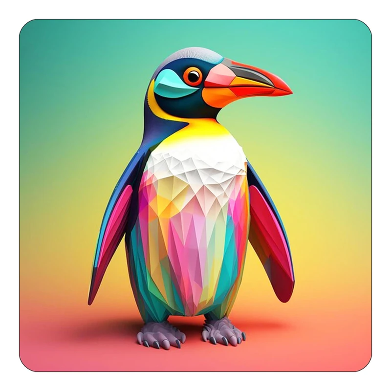 مگنت کاکتی طرح حیوانات رنگی مدل mp25290