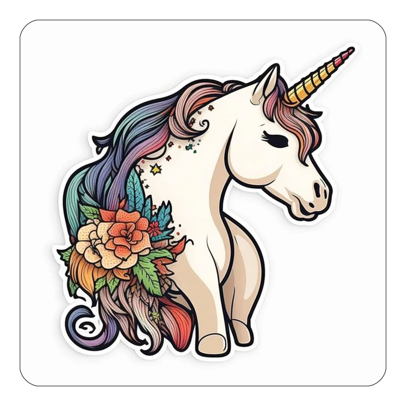 مگنت کاکتی طرح اسب تک شاخ و یونیکورن مدل mp30121