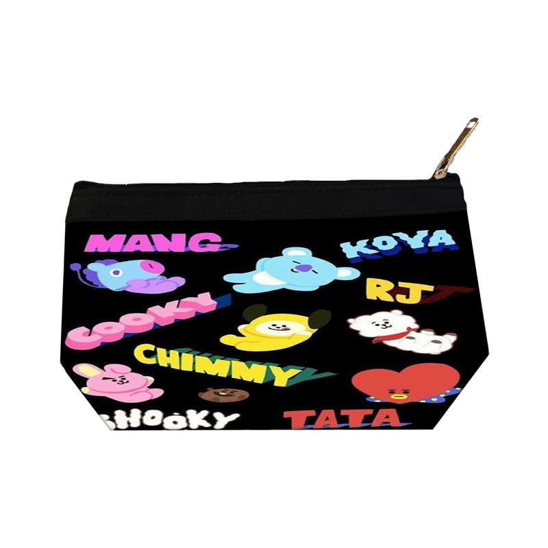 کیف لوازم آرایش زنانه مدل BTS کد 2385