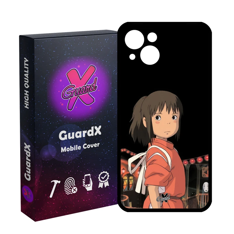 کاور گارد ایکس طرح Spirited Away Anime مدل Glass10574 مناسب برای گوشی موبایل اپل iPhone 13