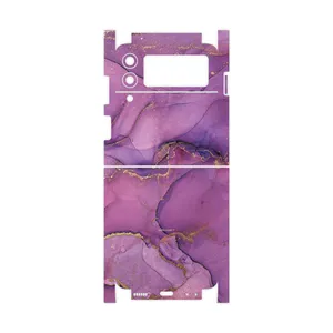 MAHOOT Purple Marble-FullSkin Cover Sticker for Samsung Galaxy Z Flip3 5G