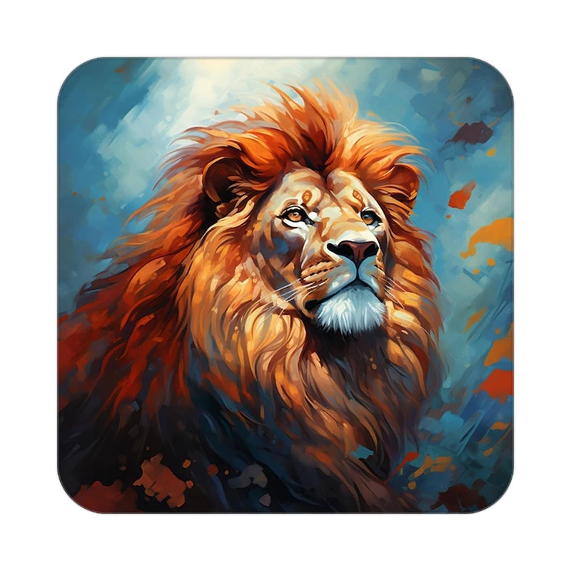 زیر لیوانی کاکتی طرح شیر مدل mp23501