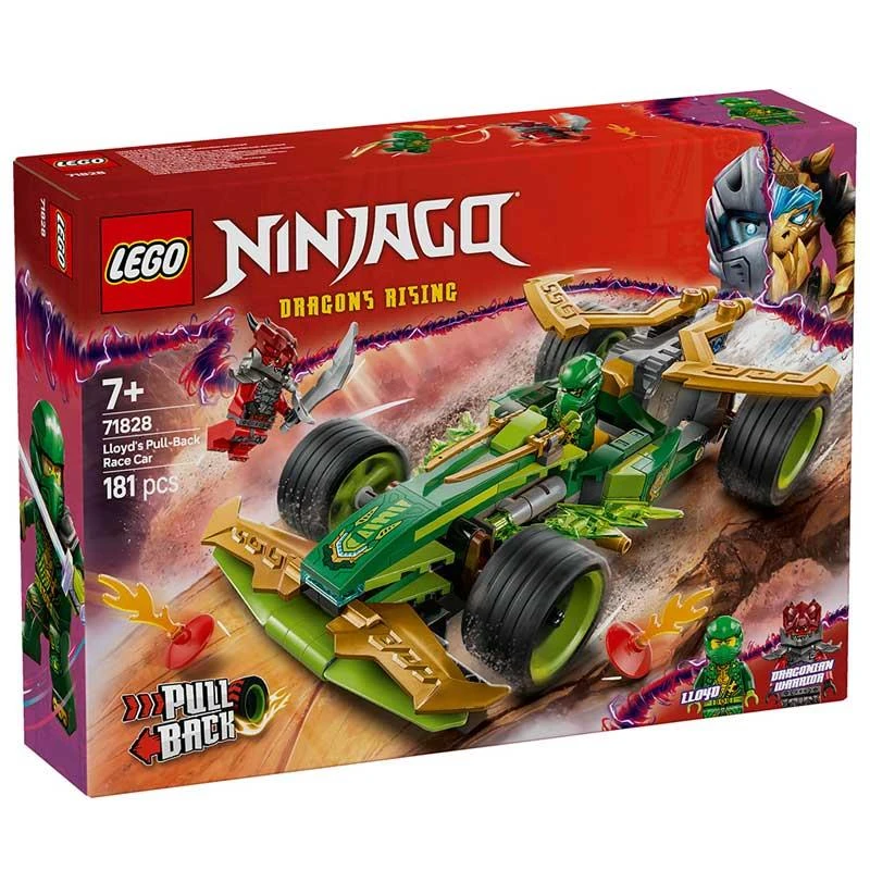لگو 181 تکه سری نینجاگو مدل Lloyd’s Pull-Back Race Car کد 71828