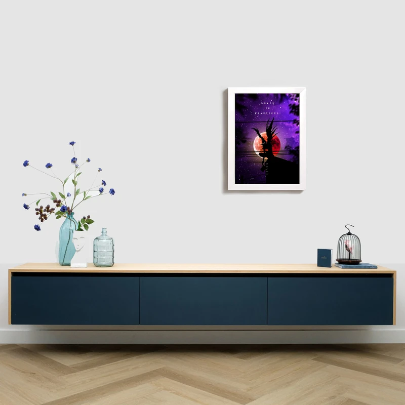 تابلو مدل انیمه دفترچه مرگ anime death note W295 