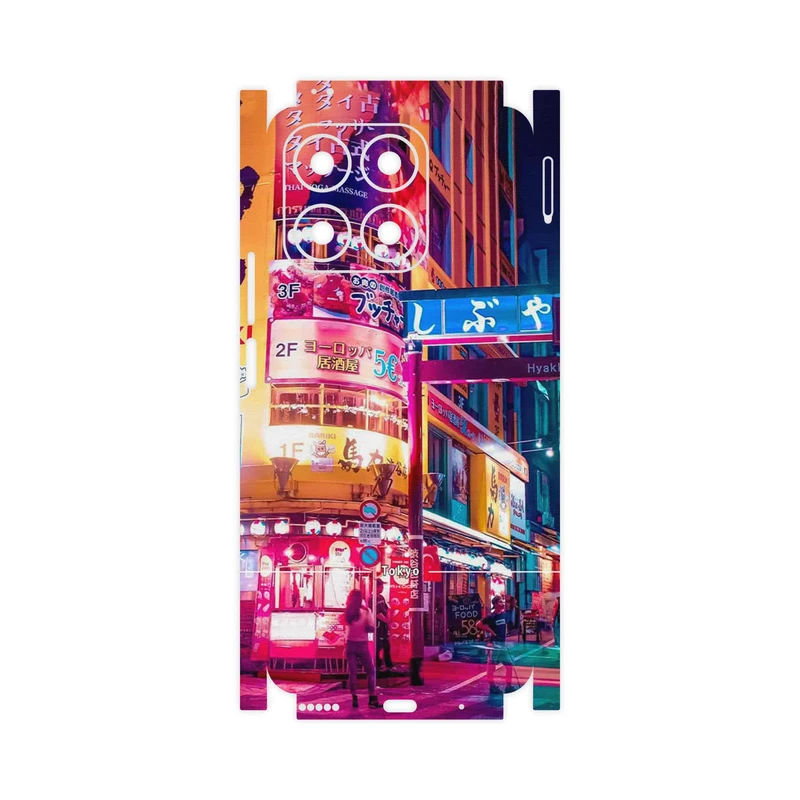 برچسب پوششی ماهوت مدل Tokyo City-FullSkin مناسب برای گوشی موبایل آنر X8a