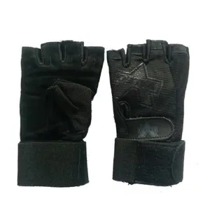 دستکش بدنسازی مدل نیمه مچ دار