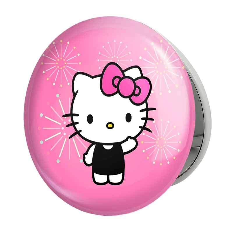 آینه جیبی خندالو طرح هلو کیتی مدل تاشو کد 24768 