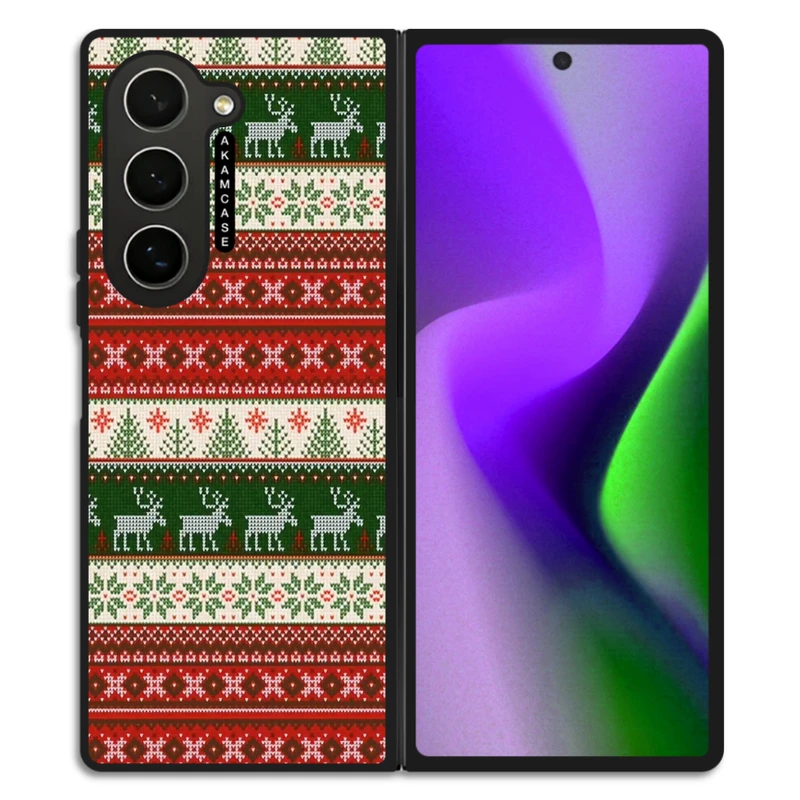 کاور آکام مدل AMC-WSGZFOLD6-CHRISTMAS-15 مناسب برای گوشی موبایل سامسونگ Galaxy Z Fold 6