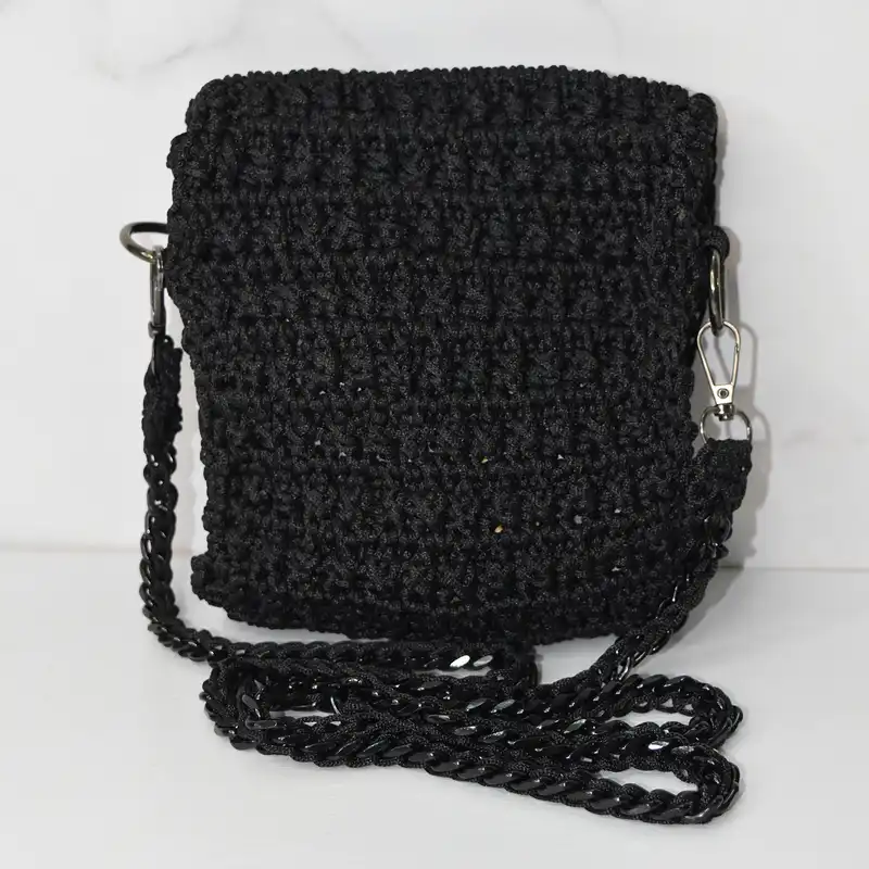 کیف رودوشی بافتنی مدل نگار