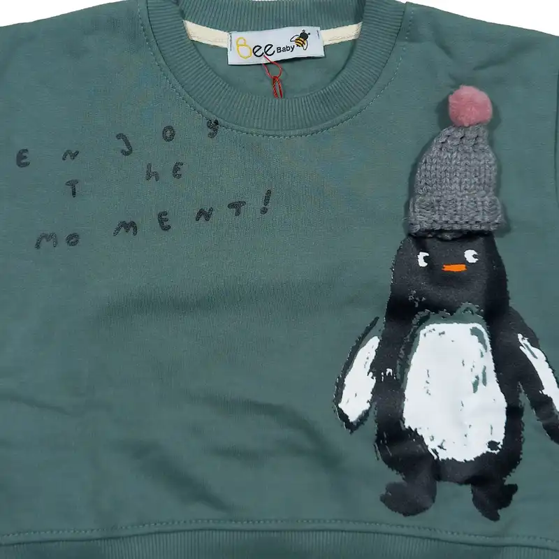 ست سویشرت و شلوار بچه زنبور مدل RB944