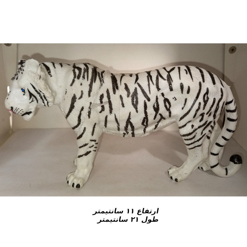 فیگور مدل ببر طرح Animal world مجموعه 2 عددی