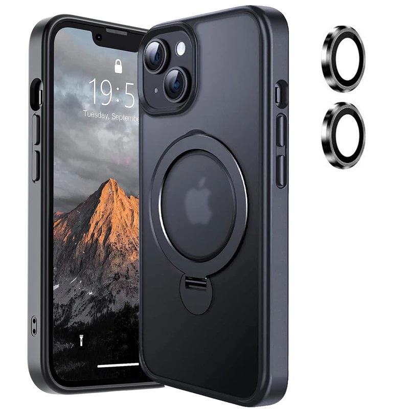 کاور موفی مدل Magsafe_13 مناسب برای گوشی موبایل اپل iPhone 13 به همراه محافظ لنز دوربین