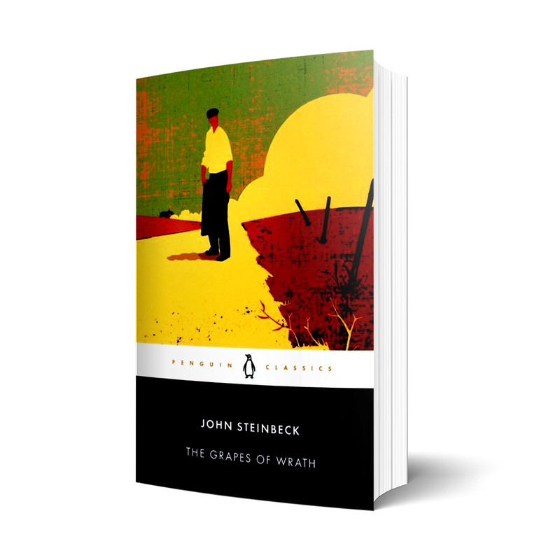 کتاب GRAPES OF WRATH اثر John Steinbeck انتشارات پنگوئین کتاب GRAPES OF WRATH اثر John Steinbeck انتشارات پنگوئین