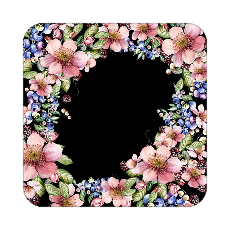 زیر لیوانی کاکتی طرح گل مدل mp19593