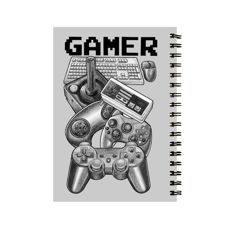 دفتر مشق 60 برگ طرح گیم اور کد 321