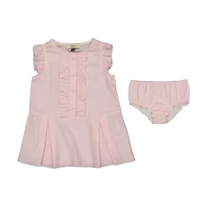 ست پیراهن و شورت نوزادی دخترانه آرمانی بیبی مدل 3ZEA073N25Z-21RE