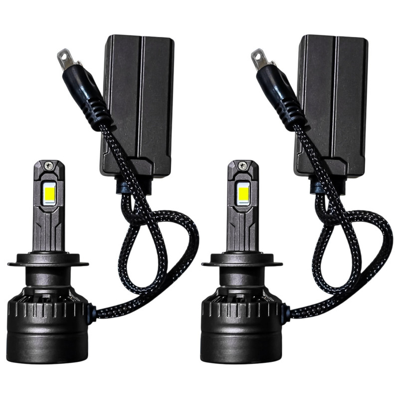 هدلایت نور پایین و مه شکن چراغ جلو خودرو تک حالته فورس مدل یخی کد CSP پایه H7 مناسب برای اطلس و سهند بسته ۲ عددی