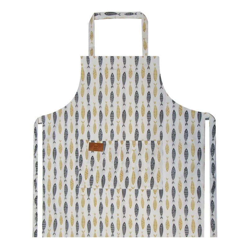 پیش بند آشپزخانه هوم اند لایف مدل آدونیس طرح ماهی