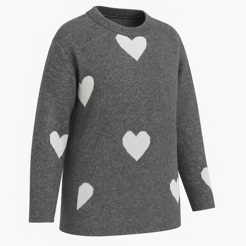 پلیور یقه گرد زنانه مدل 689