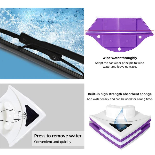 پاک کننده مغناطیسی شیشه دو جداره بنگمیت مدل 18-33